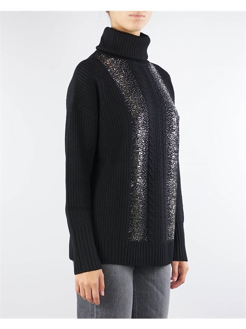 Pullover a collo alto in lana a coste Max Mara Studio MAX MARA STUDIO | Maglia | ORCA2